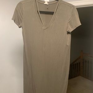 olive green garage tshirt dress